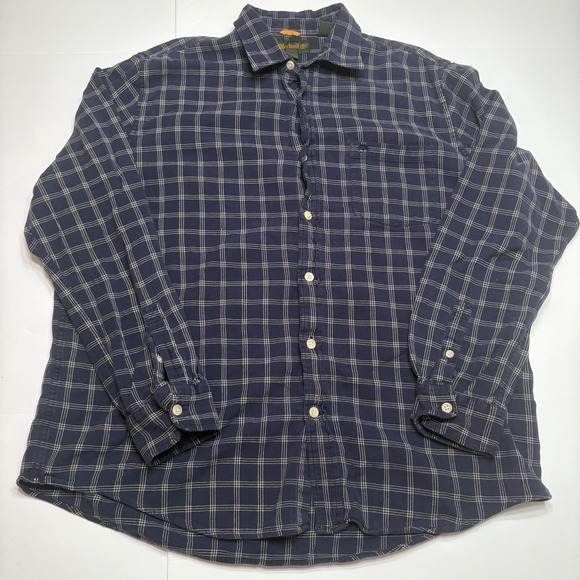 Timberland Other - Timberland Mens Plaid Casual Button Down Shirt Size XXL